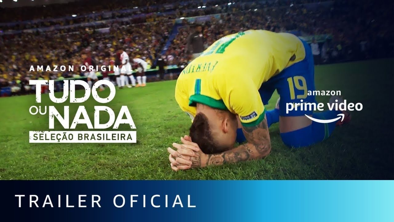 Frame de abertura do vídeo de PRIME VIDEO — TUDO OU NADA: SELEÇÃO BRASILEIRA