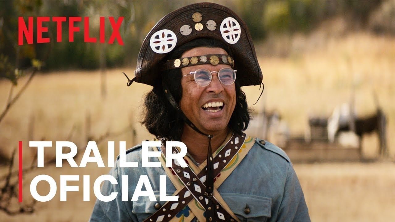 Frame de abertura do vídeo de NETFLIX — O CANGACEIRO DO FUTURO
