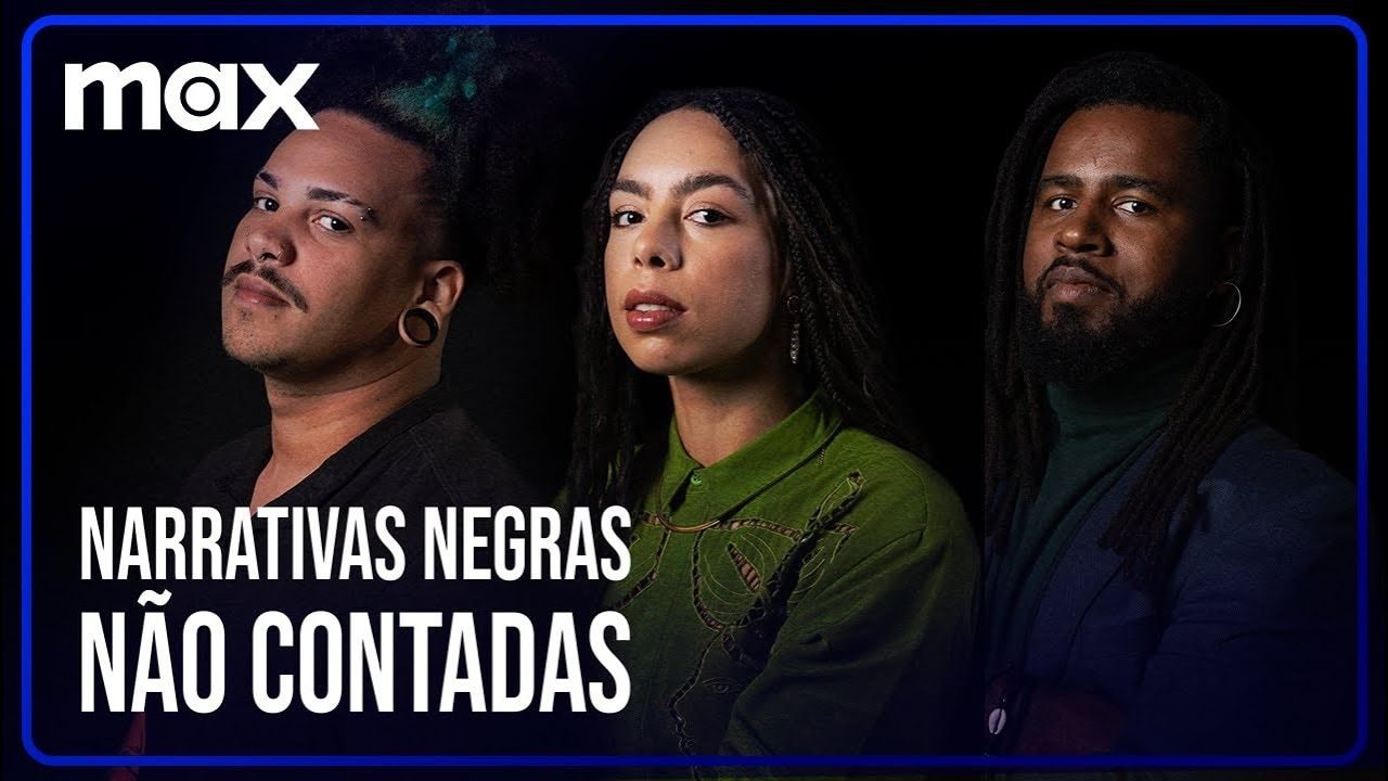 Frame de abertura do vídeo de HBO MAX — NARRATIVAS NEGRAS NÃO CONTADAS