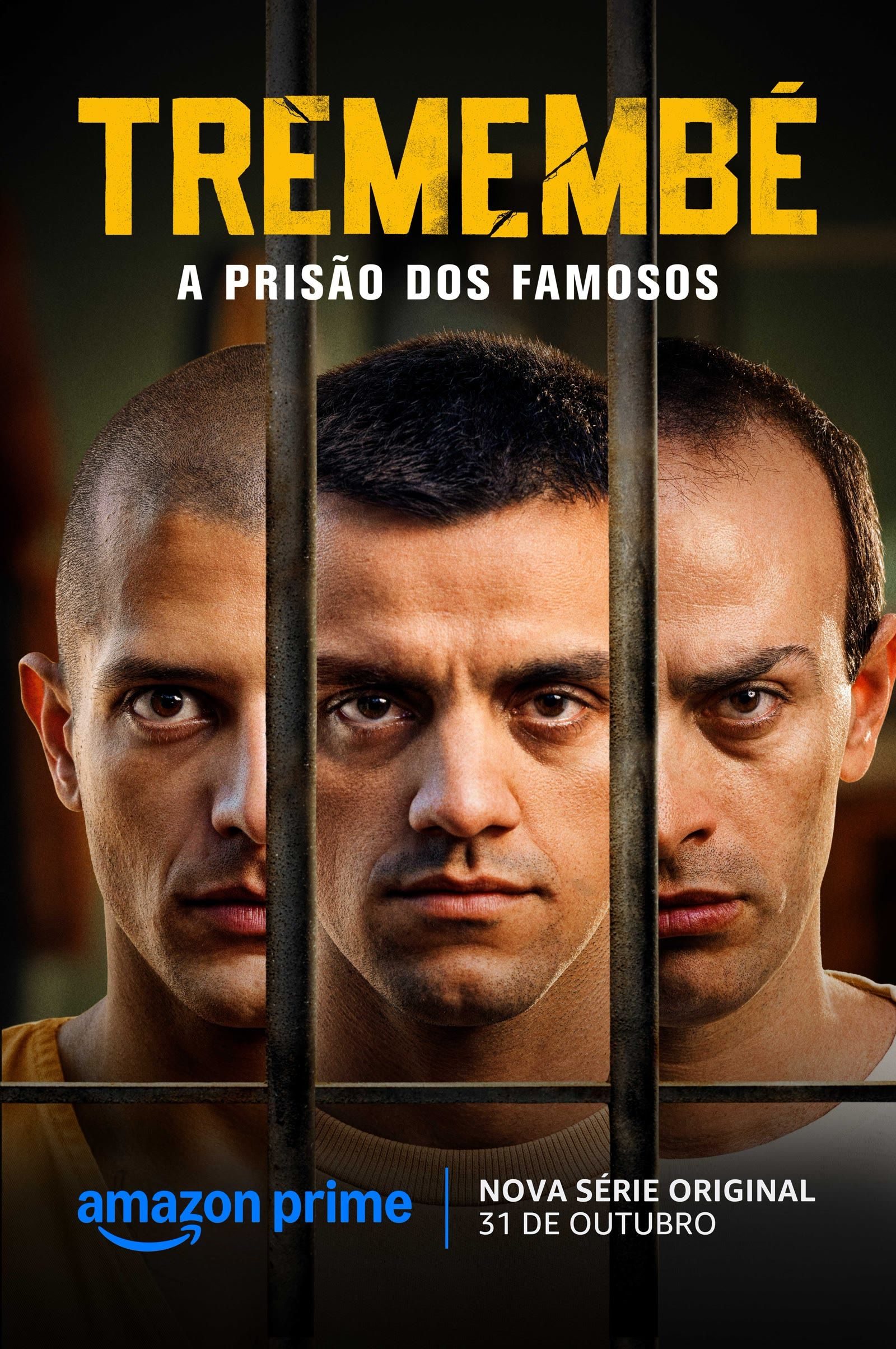 Key art de Tremembé — núcleo masculino, na parede de identificação